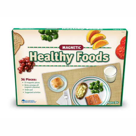 LEARNING RESOURCES Pretend And Play® Magnetic Healthy Foods Set 0497